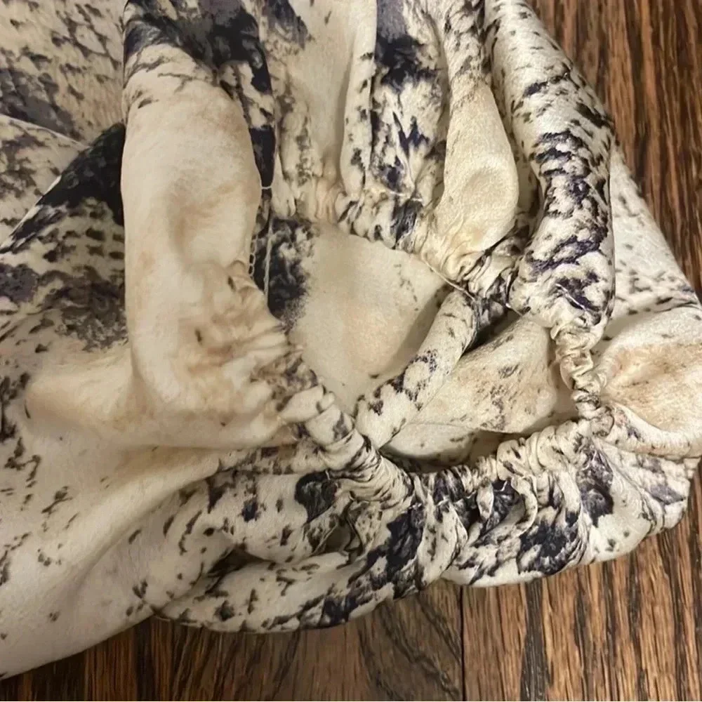 Hayden Python Snakeskin printed blouse - size small - C